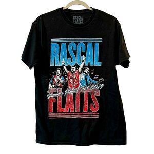 Rascal Flatts Summer Playlist Tour 2019 country Western Band Tee T-shirt M​​​